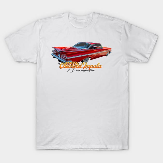 1959 Chevrolet Impala 2 Door Hardtop T-Shirt by Gestalt Imagery